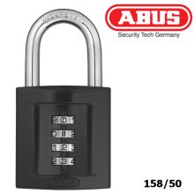 abus padlock combination 158