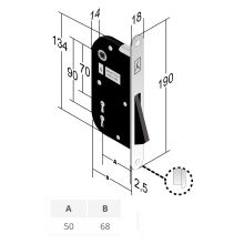 bonaiti b-one mod900 magnetic lock dimensions (1)