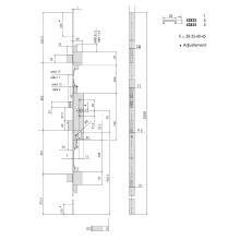 cisa 43825 sikur exit 3point lock_dimensions(new)