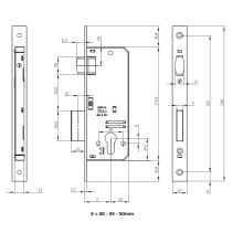 iseo_lock_roller_280N451_dimensions
