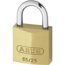 abus brass padlock 6525
