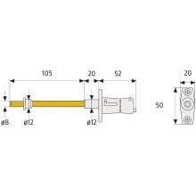 abus roller shutter lock rs-87 dimensions
