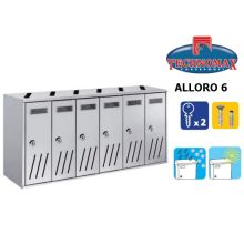 technomax letterbox alloro 6 silver