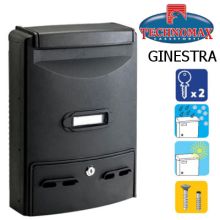 technomax letterbox ginestra black