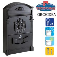 technomax letterbox orchidea black