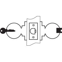 yale knobset lock 5237 drawing