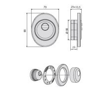 cisa 06490-10 dimensions