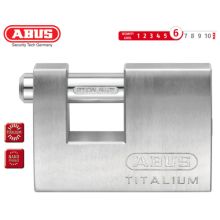 abus padlock titalium 82ti/70