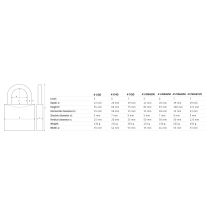 abus padlock 41 dimensions