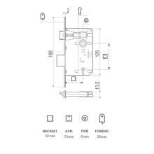 agb lock piccola dimensions