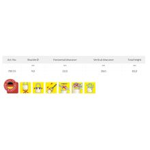 burgwachter padlock gamma 700-55 dimensions