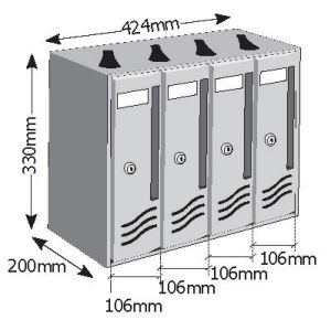 viometal 405 dimensions