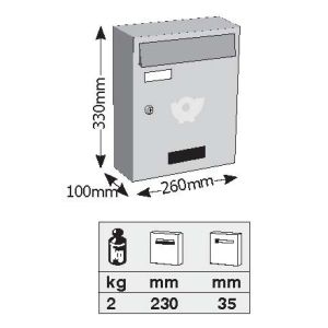 viometal 801 dimensions