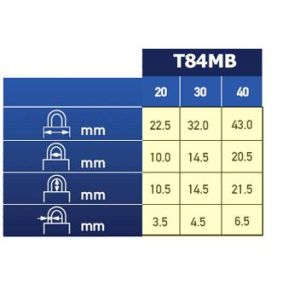 abus padlock t84mb dimensions