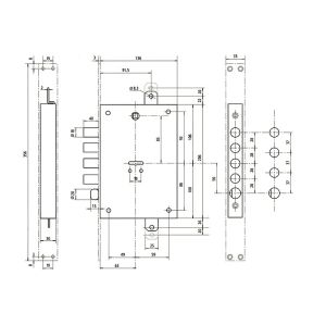 fiam 608d lock dimensions