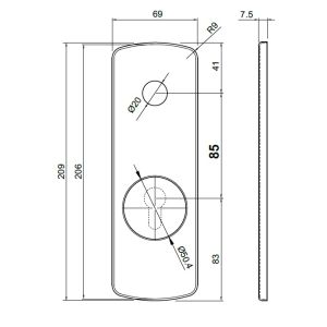 disec ki3465p deco for tesio_dimensions