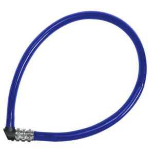 abus 1100 cable lock combi blue