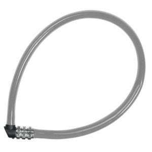 abus 1100 cable lock combi grey