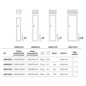 arregui braco gun safe cabinet dimensions (5)