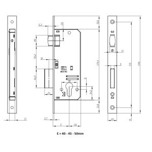 iseo_lock_roller_280N451_dimensions