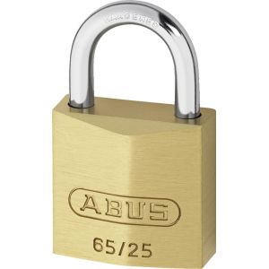 abus brass padlock 6525
