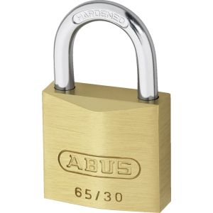 abus brass padlock 6530