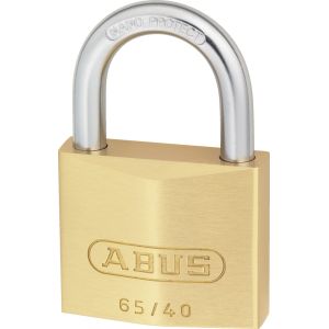 abus brass padlock 6540