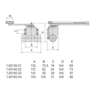 cisa 60140 door closer (2)