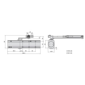 cisa c1610 professional plus door closer (2)