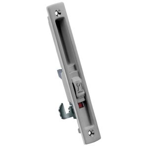 domus kliklok 7610Z lock aluminium door silver (2)