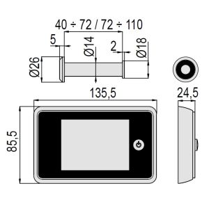 pt spd14 digital door viewer dimensions new1