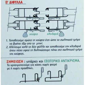 cal double oval install double