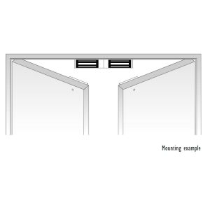 eff eff double electric holding magnet mag-d300 mount