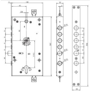 MUL-T-LOCK OMEGA CYLINDER DIMENSIONS