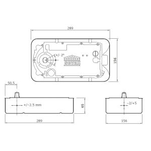 sevax floor closer tsa dimensions