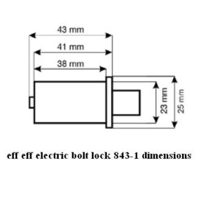 eff eff electric bolt lock 843-1 dimensions1