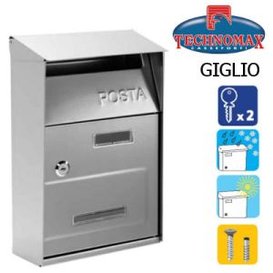 technomax letterbox giglio inox