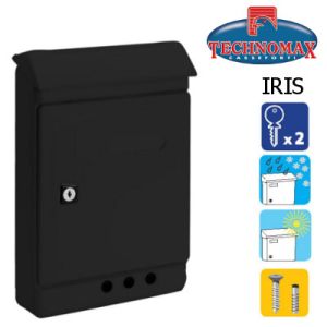 technomax letterbox iris black
