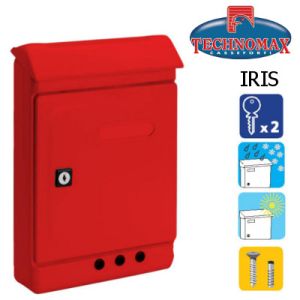 technomax letterbox iris red