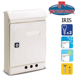 technomax letterbox iris white