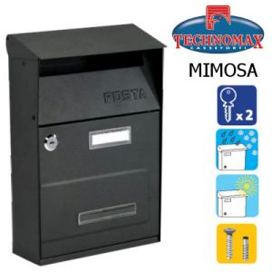 technomax letterbox mimosa black