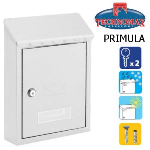 technomax letterbox primula white