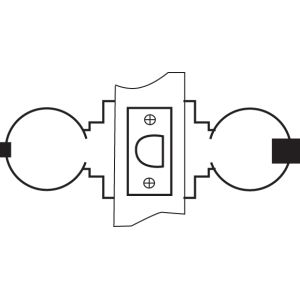 yale knobset lock 5232 drawing