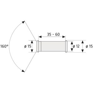 Abus 2160N Dimensions