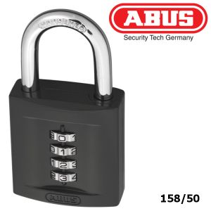 abus combination padlock 158-50