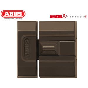 abus sr30 slide door lock brown