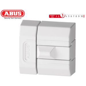 abus sr30 slide door lock white