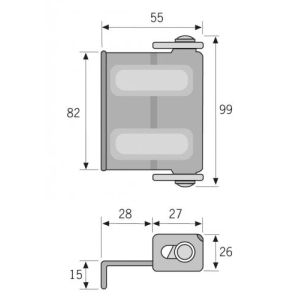 abus lock sw2 dimensions