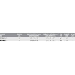 bordogna ares safe key dimensions