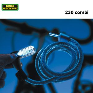 burg wachter coil cable lock 230-65-65